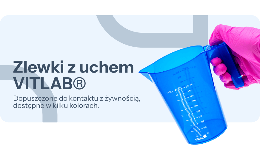 Zlewki z uchem VITLAB