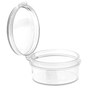 Organizer okrągły plastikowe pudełeczko zamykany pojemniczek