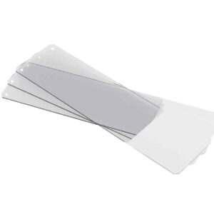 Szkiełka podstawowe mikroskopowe 76x26 (50 sztuk) szlifowane różne kolory - Biały • SKU: SZK.POD.WH