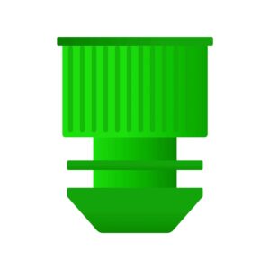 Korki plastikowe do probówek rozporowe, polietylen (PE) • SKU: R12GN/500