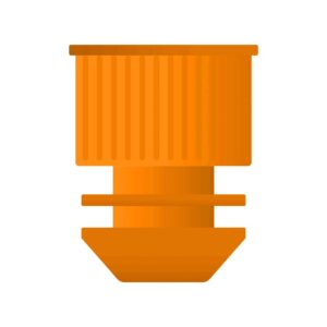 Korki plastikowe do probówek rozporowe, polietylen (PE) • SKU: R12OR/500