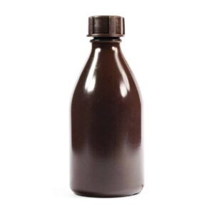 Butelka brązowa, wąska szyjka, polietylen (LDPE)