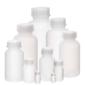 Butelka plastikowa LDPE z nakrętką, szeroka szyjka