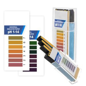 Papierki lakmusowe do pomiaru pH, zakres 1-14, 100 sztuk