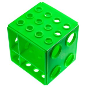 Multi statyw na probówki typu kostka, 4 w 1, polipropylen PP