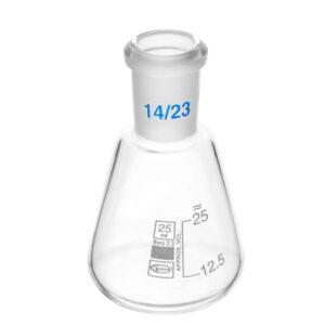 Kolba Erlenmeyera szklana ze szlifem Glassco • SKU: 071.202.07