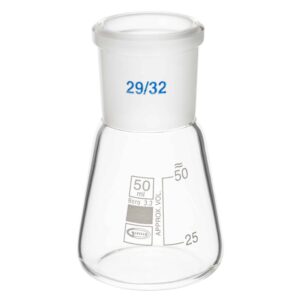 Kolba Erlenmeyera szklana ze szlifem Glassco • SKU: 071.202.10A