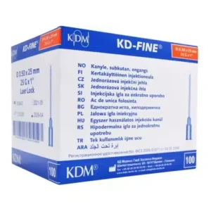 Igły iniekcyjne sterylne KD-Fine®, 100 szt. • SKU: MAT-IGL-27G-05-25