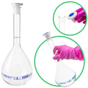 Kolba miarowa szklana ze szlifem, korek - VWR®