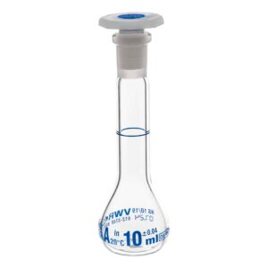 Kolba miarowa szklana ze szlifem, korek - VWR® • SKU: 612-3740P