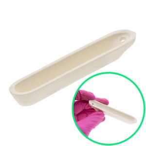 Łódeczka porcelanowa do spalań nieglazurowana