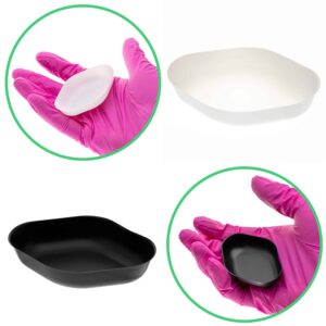 Antystatyczne naczynka wagowe, polistyren, 250 szt.