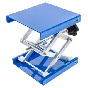 Podnośnik laboratoryjny ze stali nierdzewnej, niebieski • SKU: 03-370.035.00