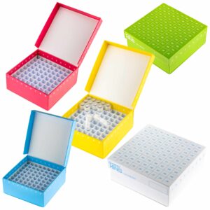 Biologix® CryoKING Pudełko do mrożenia próbek, kartonowe z klapką