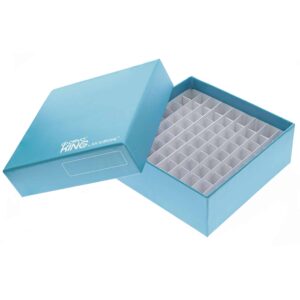 Biologix® CryoKING Pudełko do mrożenia próbek, kartonowe z wieczkiem • SKU: 90-5281-B