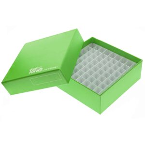 Biologix® CryoKING Pudełko do mrożenia próbek, kartonowe z wieczkiem • SKU: 90-5281-G