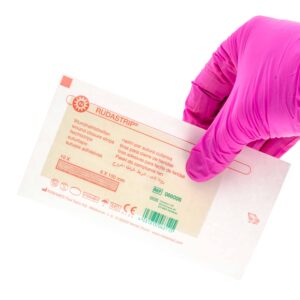 Paski do zamykania ran RUDASTRIP® - 1 x Blister (10 szt. pasków), 6 x 100 mm • SKU: 066006