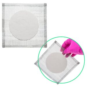 Siatka druciana z płytką ceramiczną