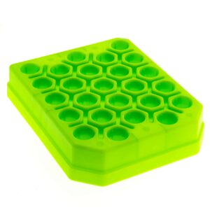 Biologix® Statyw na probówki wirówkowe typu Falcon 15 ml, 25 miejsc - Zielony • SKU: BGX-STAT-FL15-25-GRN