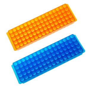 Stojak na probówki Top-Rack dwustronny 80 miejsc 1,5 - 2 ml, 60 miejsc 0,2 ml