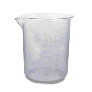 Zlewka laboratoryjna z wylewem, skala tłoczona, polipropylen (PP) • SKU: CML-ZLE-TLO-PP2000