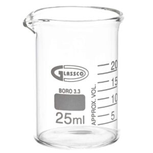 Zlewka szklana niska laboratoryjna - Glassco • SKU: 229.202.03